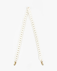 Cream Veg Link Crossbody Strap