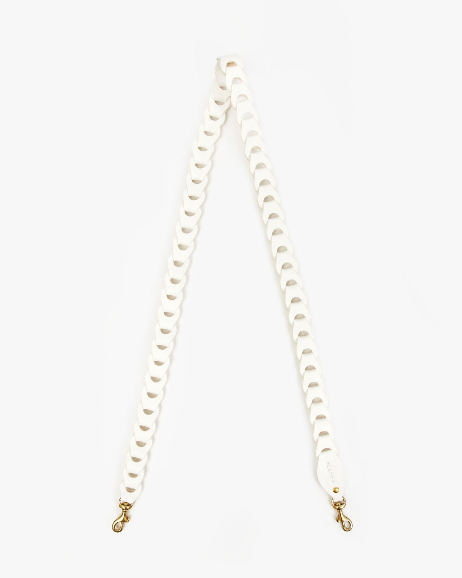 Cream Veg Link Crossbody Strap