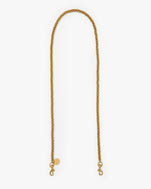 Brass Thick Chain Crossbody Strap