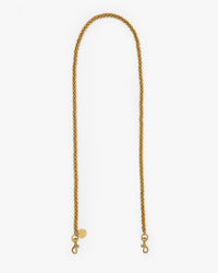 Brass Thick Chain Crossbody Strap