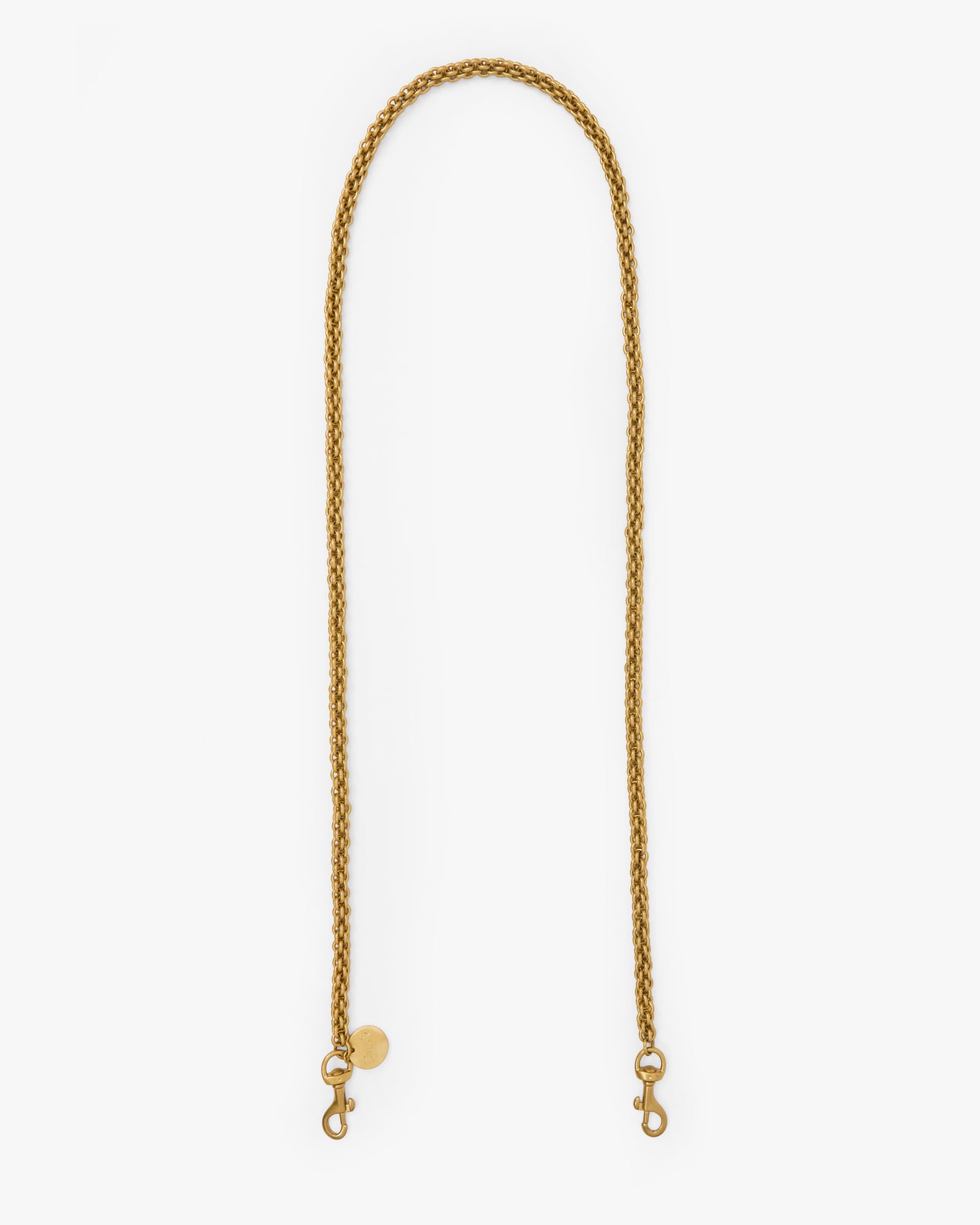 Brass Thick Chain Crossbody Strap