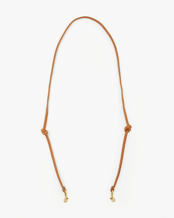 Cuoio Thin Knotted Crossbody Strap