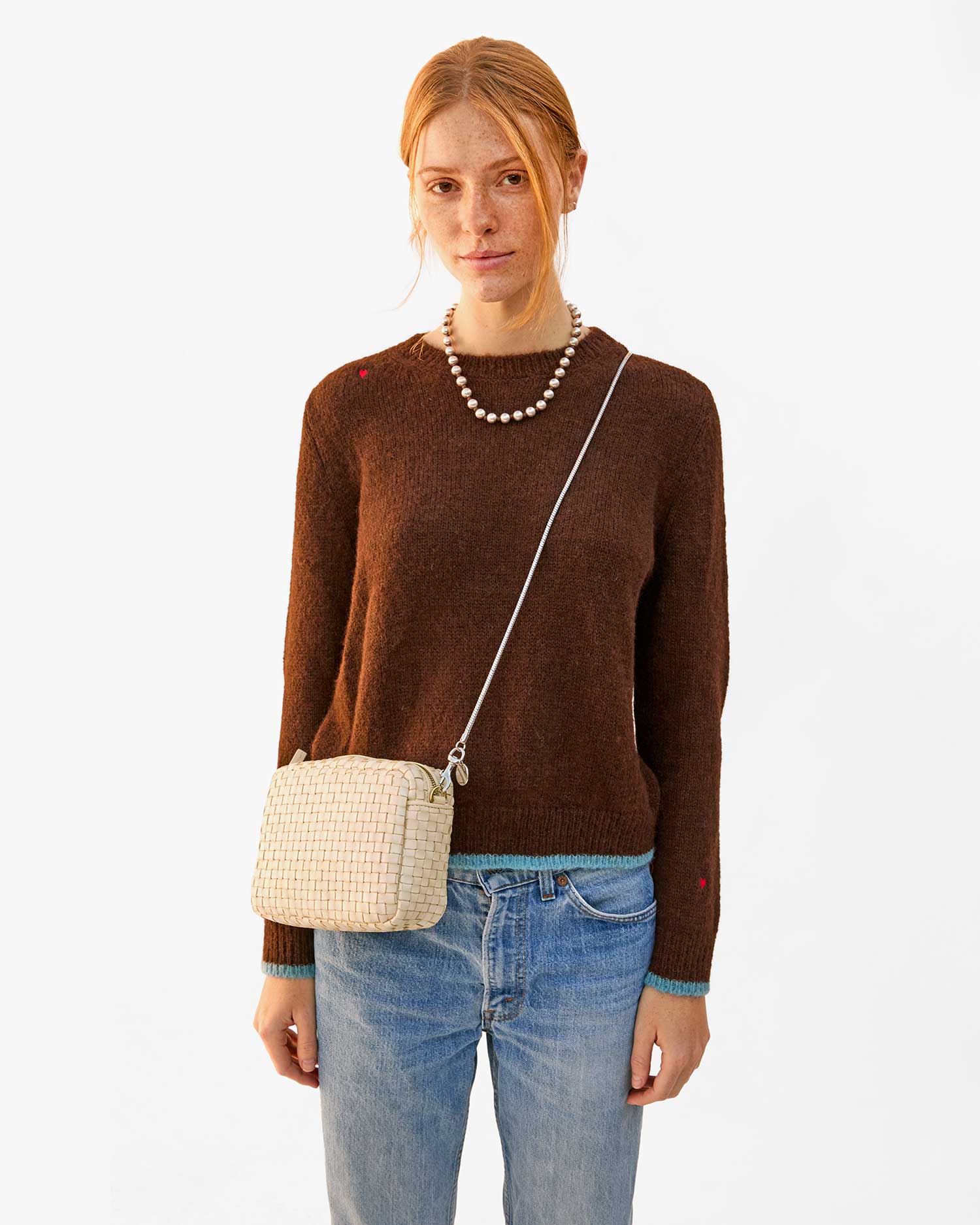 Clare V. Thick Chain Crossbody Strap - Bliss Boutiques