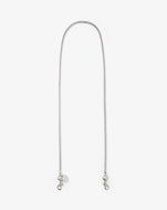 Silver Snake Chain Crossbody Strap