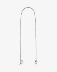 Silver Snake Chain Crossbody Strap