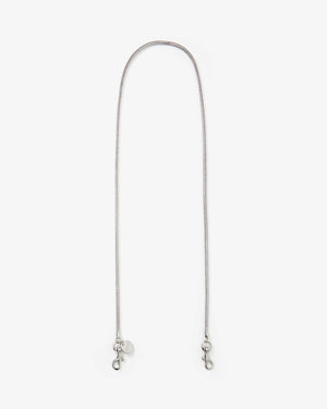 Silver Snake Chain Crossbody Strap