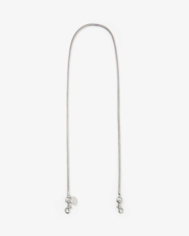 Silver Snake Chain Crossbody Strap