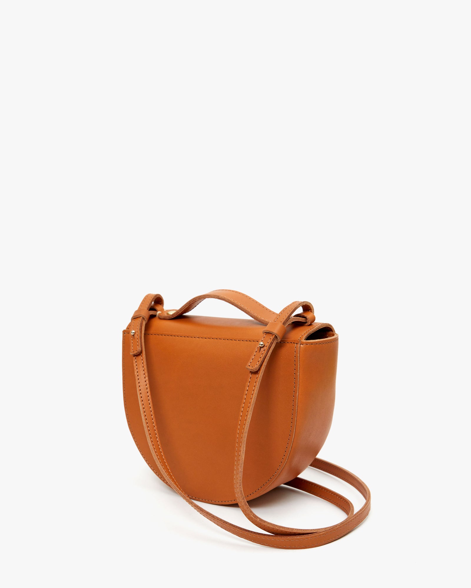 Elodie Tan Leather Crossbody Bag