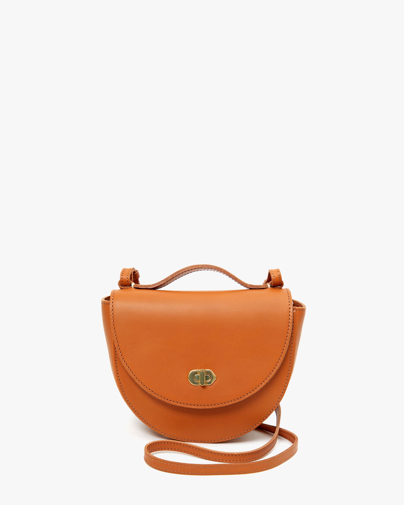 Clare V. Midi Sac Cuoio Crossbody Bag