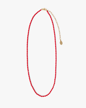 Enamel Barrel Chain Necklace