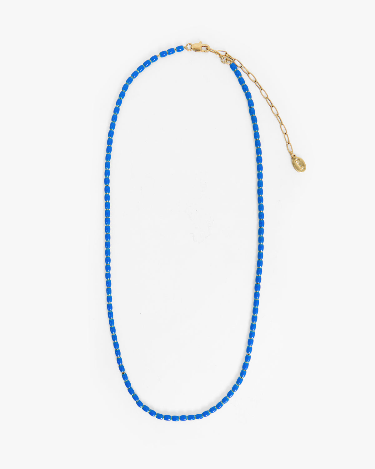 Enamel Barrel Chain Necklace