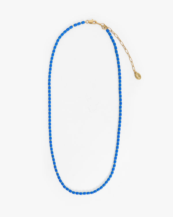 Enamel Barrel Chain Necklace