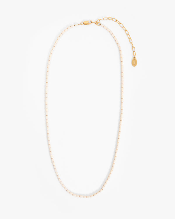 Enamel Barrel Chain Necklace