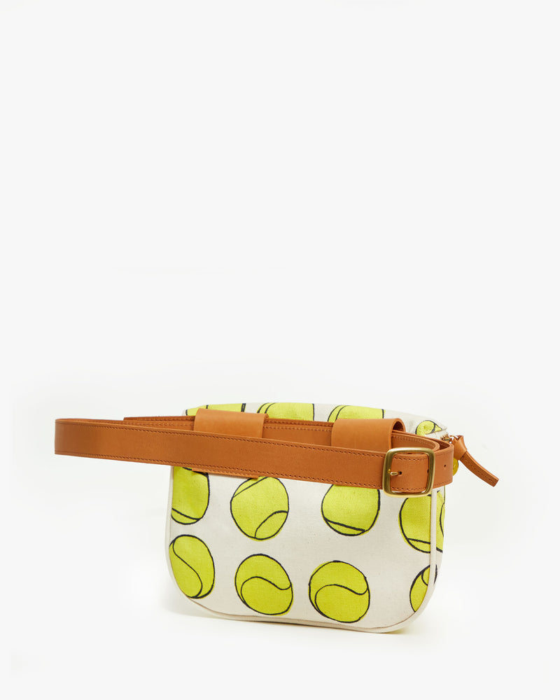 back of the tennis balls fanny pack