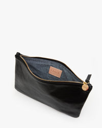 Flat Clutch w Tabs interior view