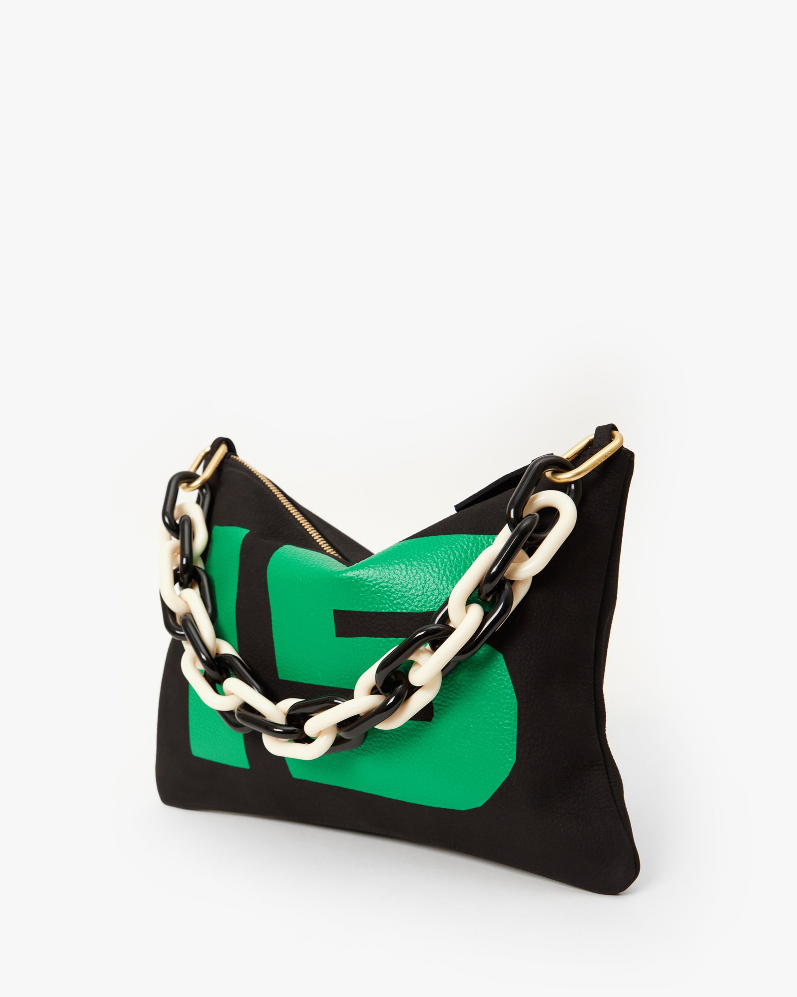 Clare V. Patchwork Flat Clutch w/ Tabs - Adorn