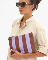 Flat Clutch w Tabs in Taliha's arms