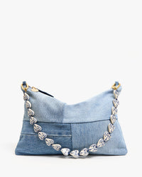 Flat Clutch w Tabs w Shortie Strap