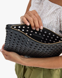 Flat Clutch w Tabs interior view