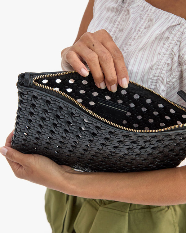 Flat Clutch w Tabs interior view