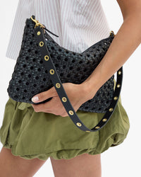 Flat Clutch w Tabs with Shoulder Strap
