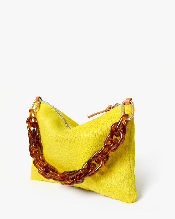 Flat Clutch w Tabs with Shortie Strap