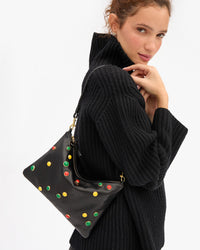 Flat Clutch w Tabs with shoulder strap