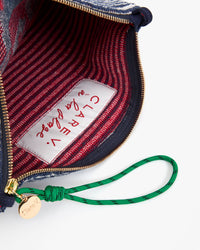 Flat Clutch w Tabs interior view