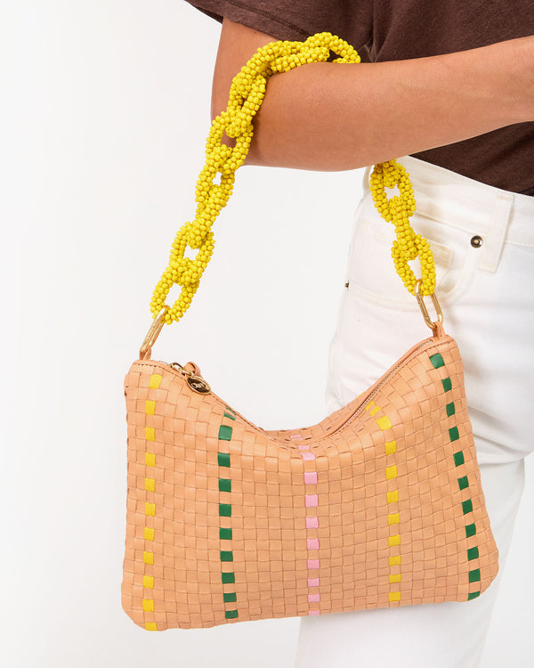 Flat Clutch w Tabs with Shortie Strap