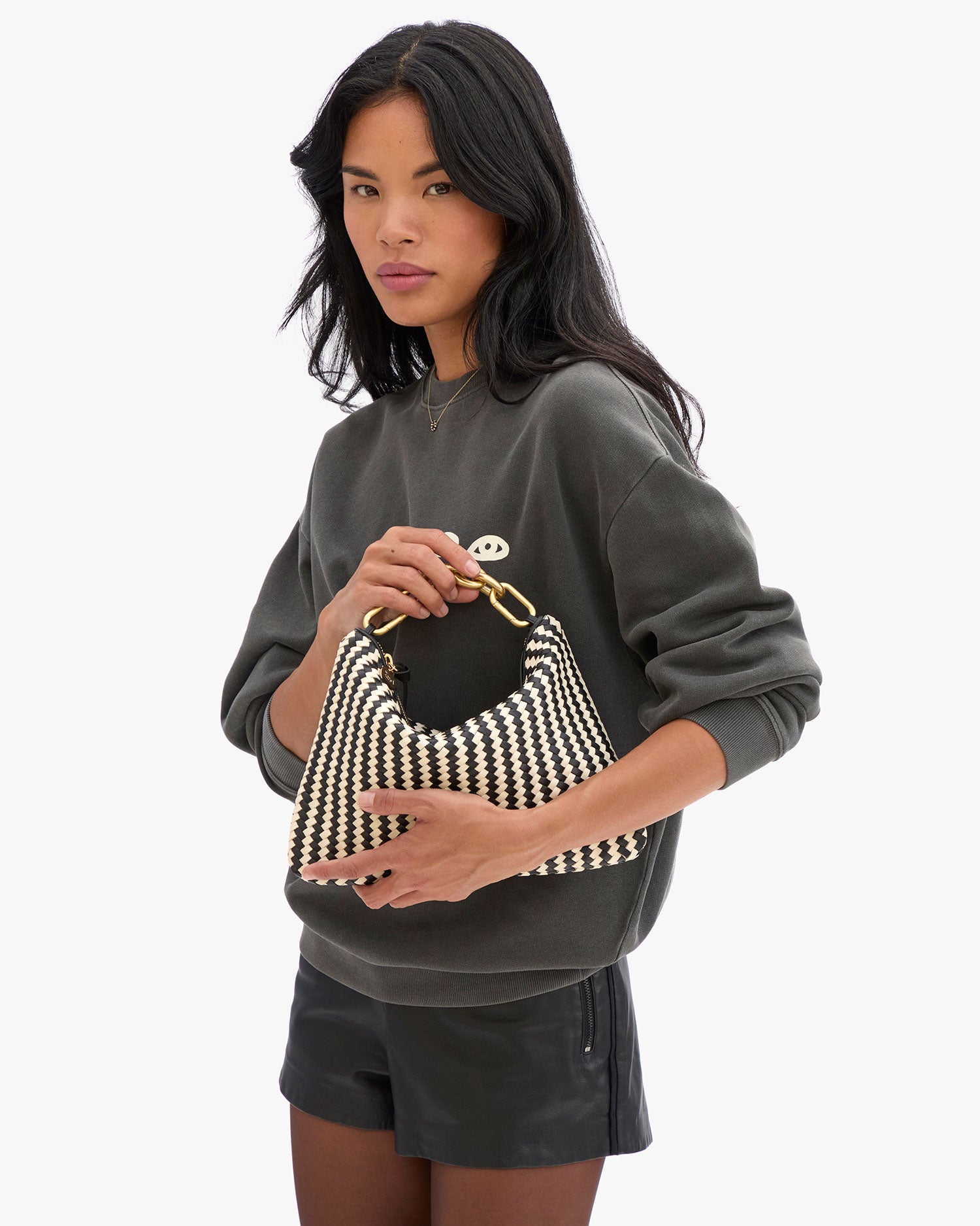 Flat Clutch w Tabs in Sandra's arms