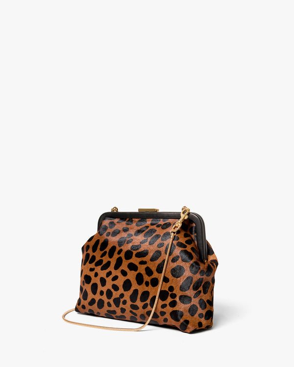 Back View of Flore in Leopard Hair On