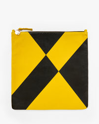 Foldover Clutch w Tabs flat view