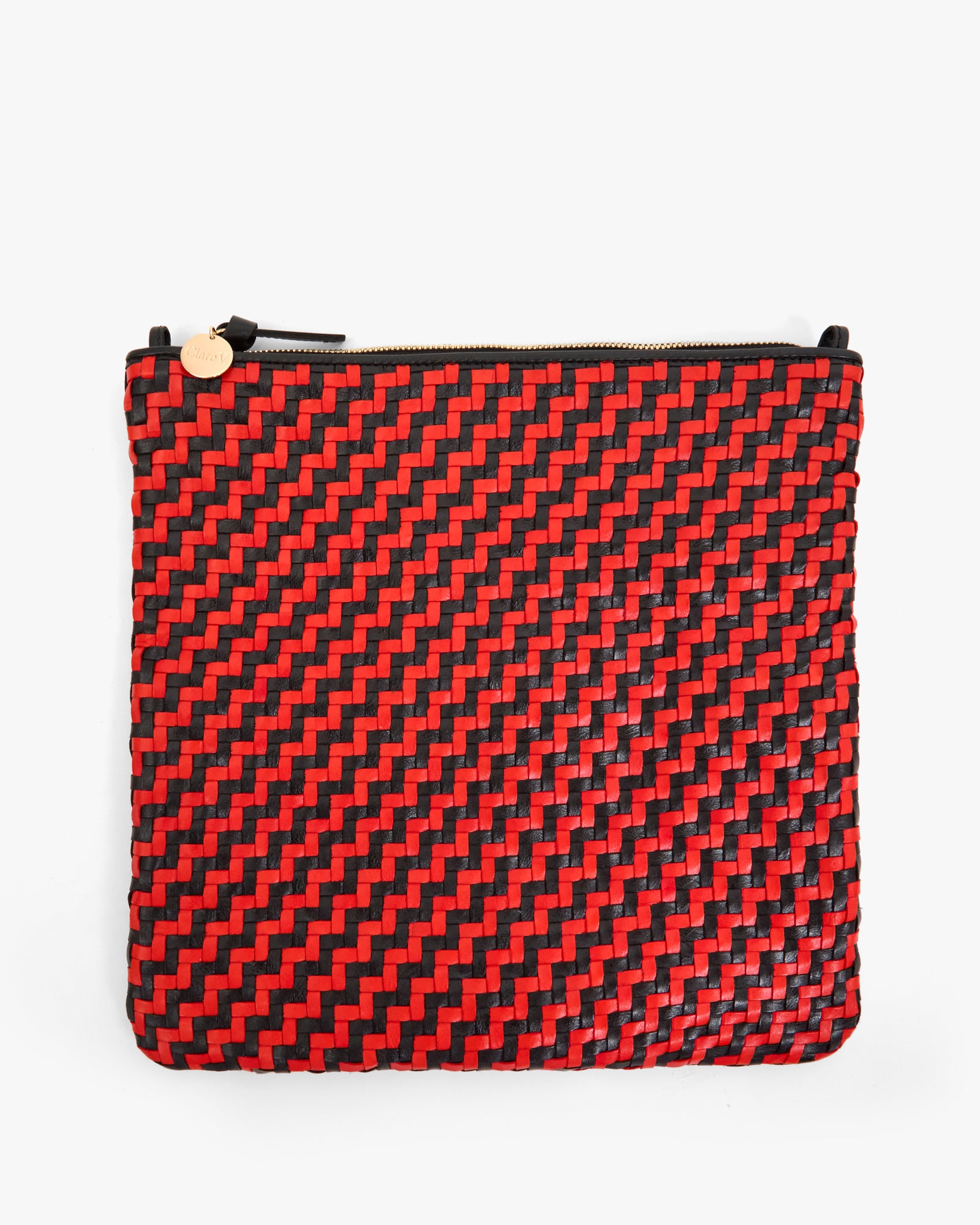 Foldover Clutch w Tabs flat view