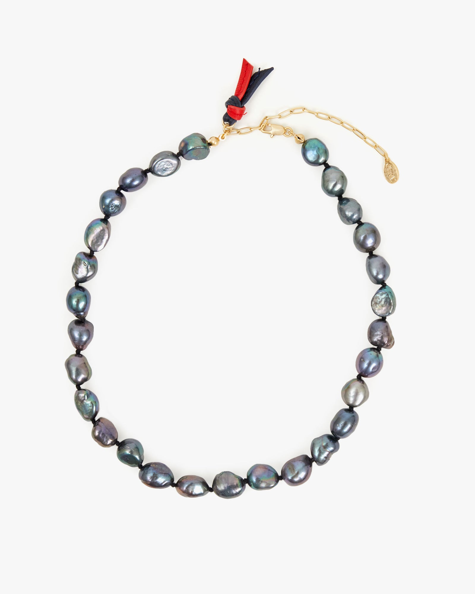 Graphite Freshwater Pearl Necklace