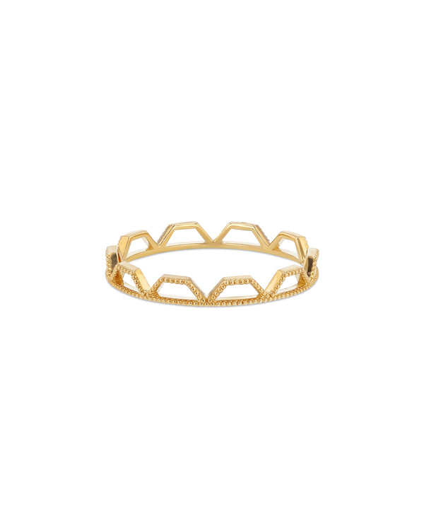 Grace Lee Trapezoid Eternity Ring