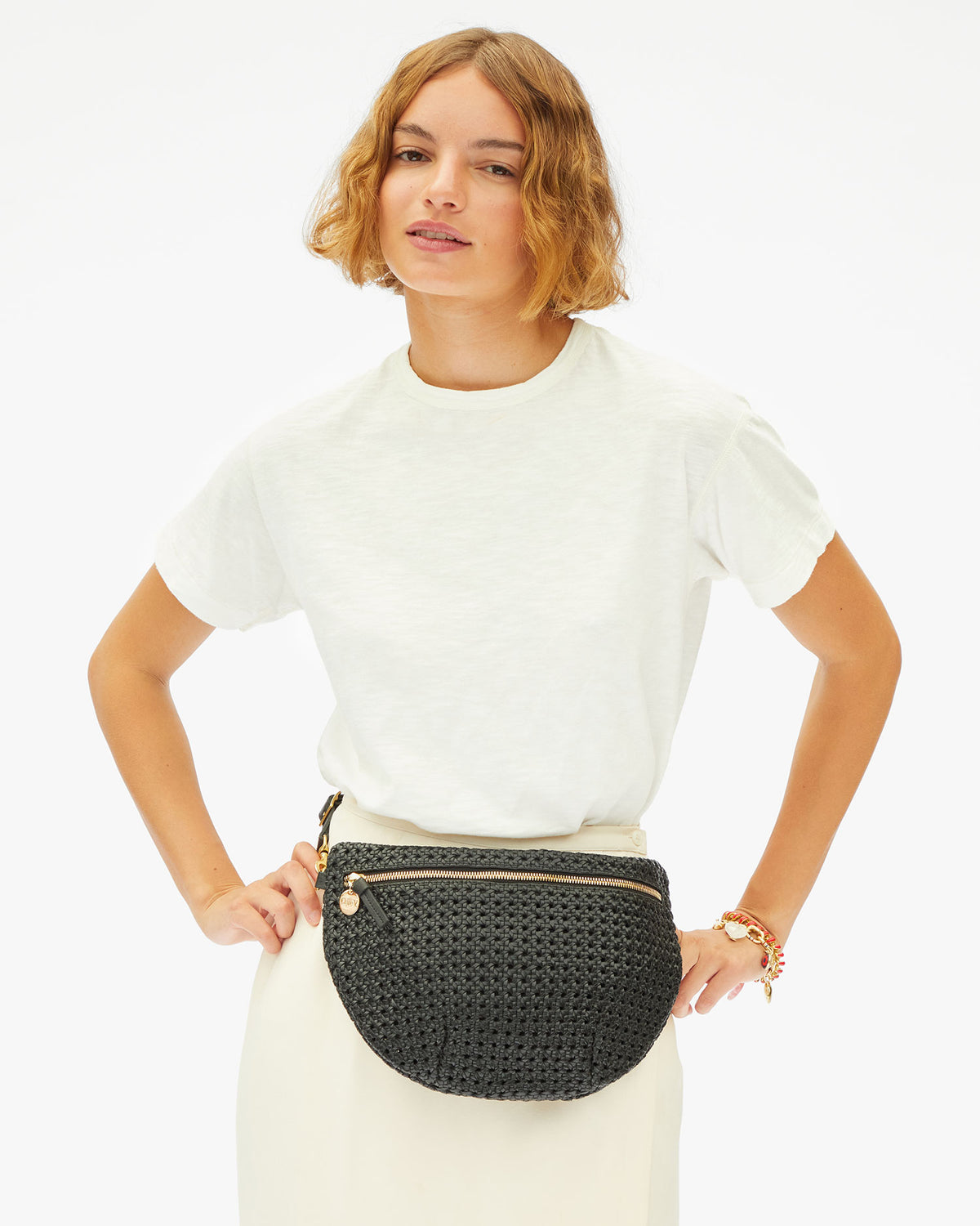 Grande Fanny on model as a belt bag