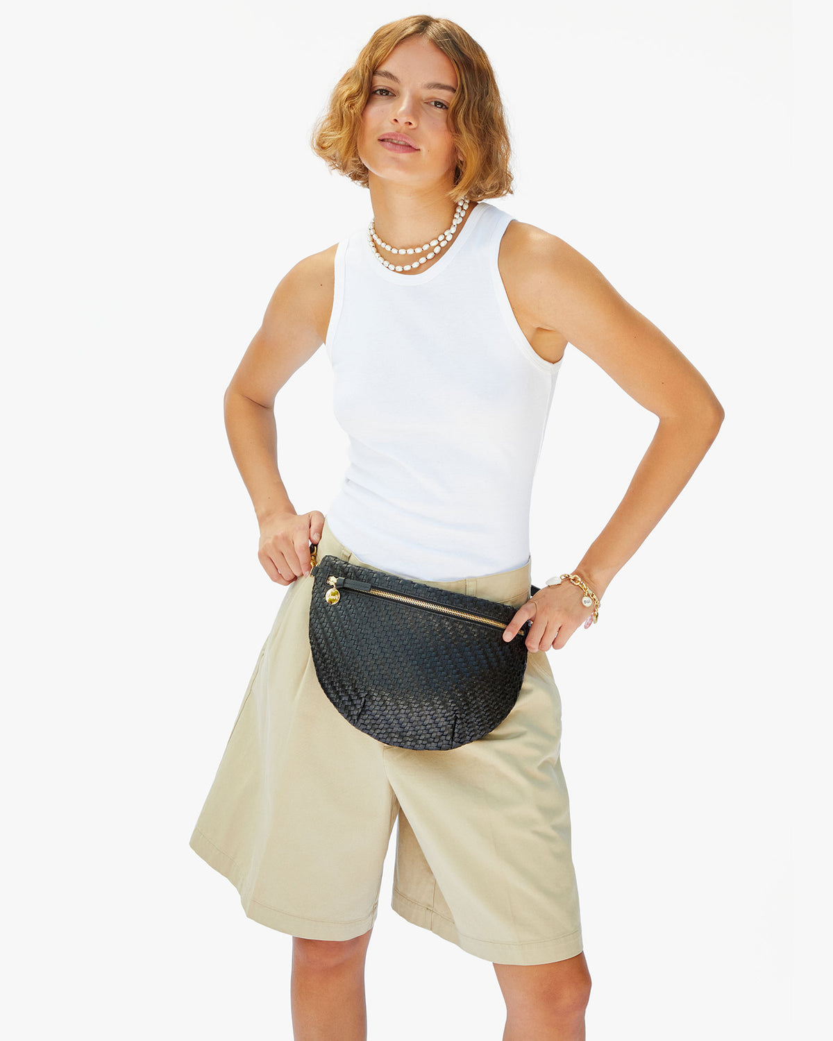 Grande Fanny on model as a belt bag