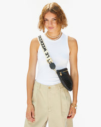 Grande Fanny on model w/ Adjustable Webbing Strap