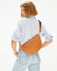 Adjustable Crossbody Strap on model's back
