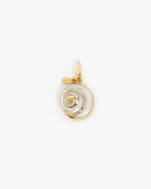 Gold Dipped Shell Charm