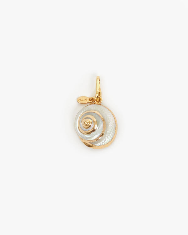 Gold Dipped Shell Charm