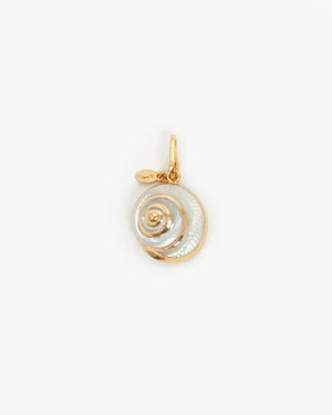 Gold Dipped Shell Charm