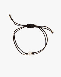 Black Grace Lee Pearl Silk Cord Bracelet