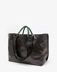 Grande Bateau Tote in Black - back view