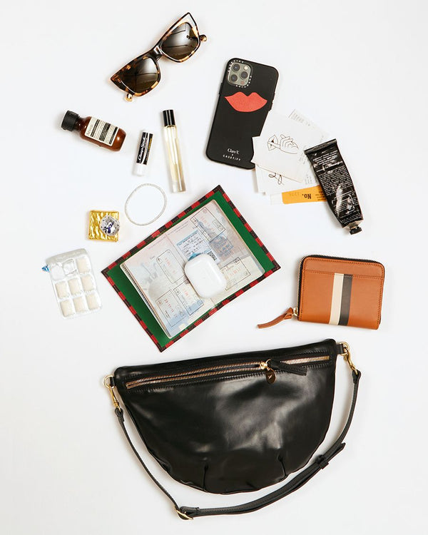 Grande Fanny fits phone, keys, wallet, glasses, passport, plus a few everyday essentials