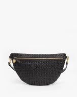 Front View of Grande Fanny in Black Rattan