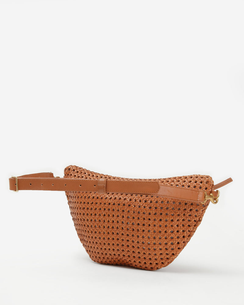 back image of the tan rattan grande fanny