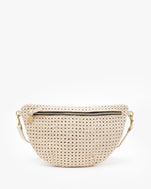 Front Flat of the Cream Rattan Grande Fanny