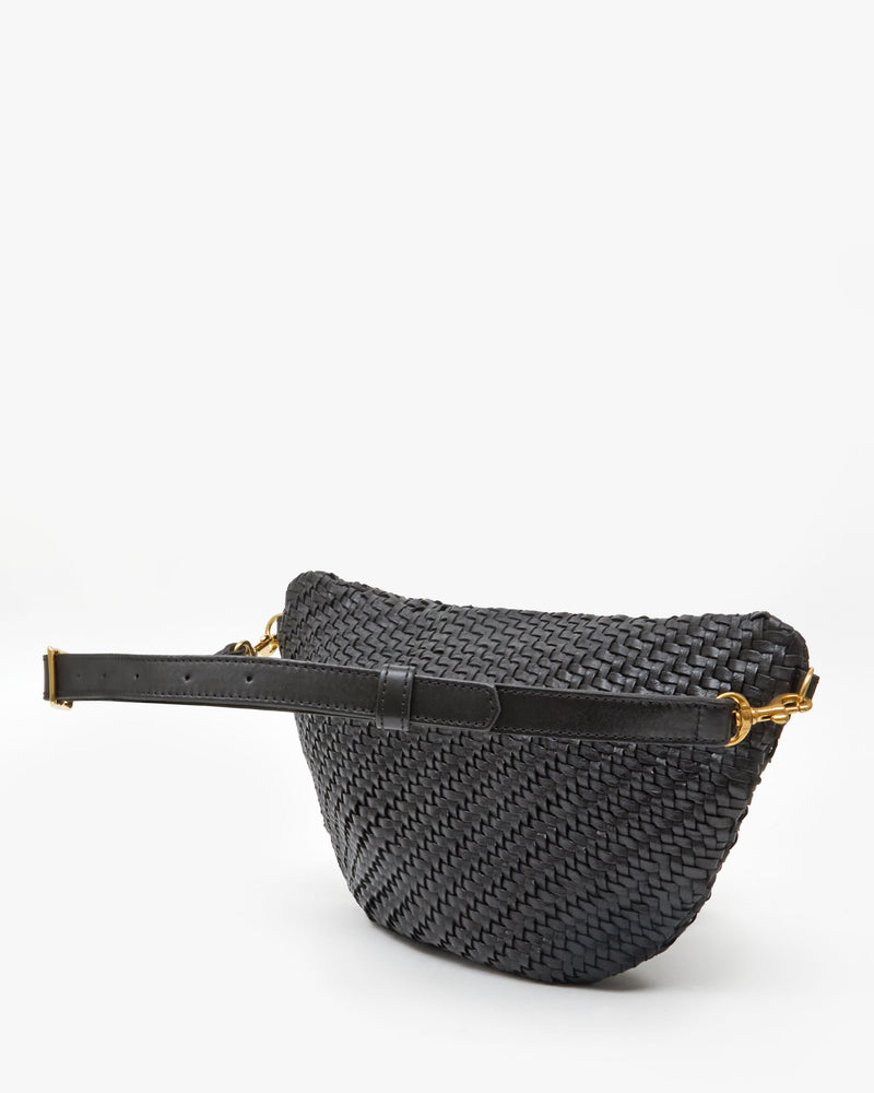 black woven zig zag grande fanny back image 