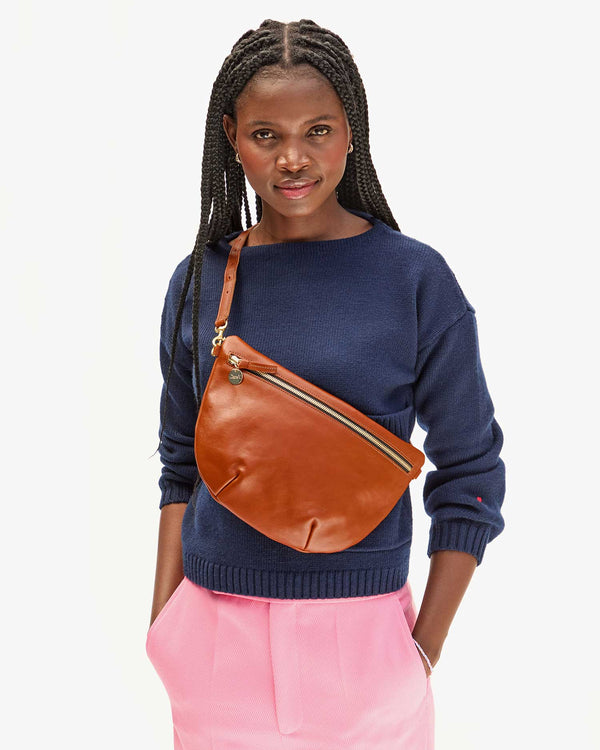 Noma wearing the Miel Grande Fanny Across Her Chest